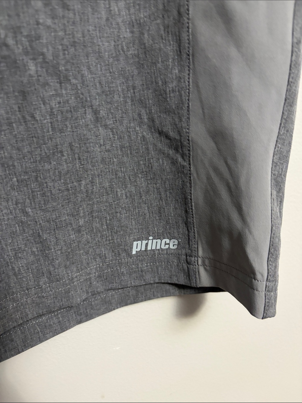 Prince Men's Gray Athletic Shorts 2 way stretch Size XXL Tennis - Picture 2 of 4